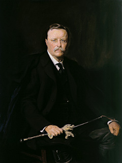 Portrait of President Theodore Roosevelt by Adrian Lamb, 1908, National Portrait Gallery, Washington, D.C.