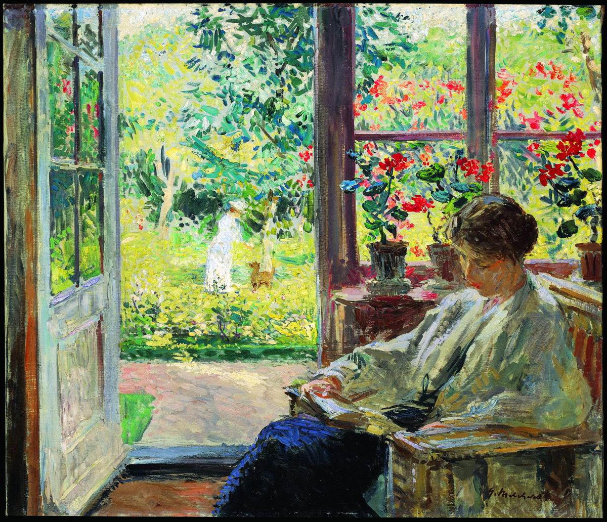 Woman Reading by a Window