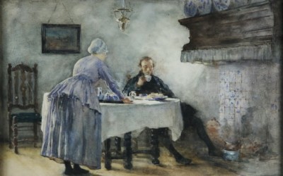 Couple in a Dutch Kitchen