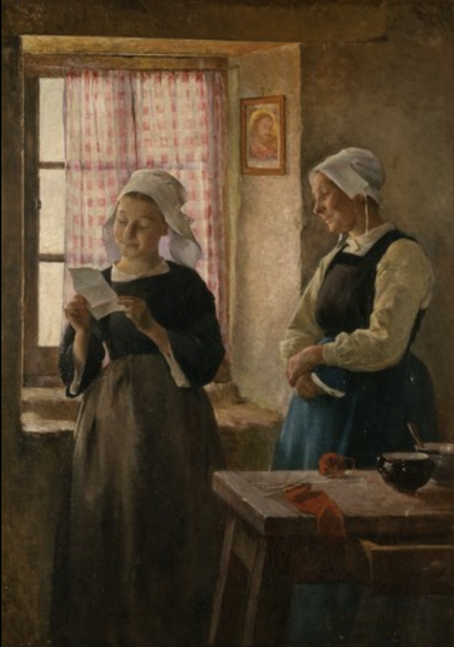 The Letter, 1882, by Gari Melchers, National Gallery of Art