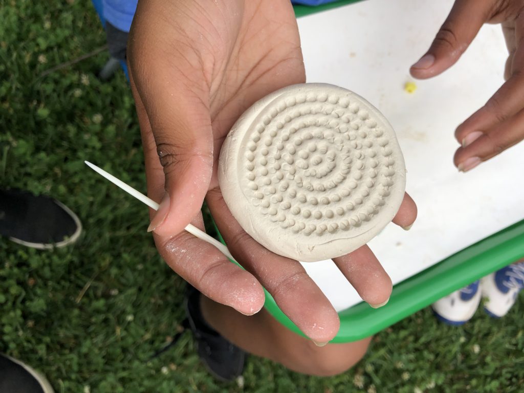 This image show an example of clay sculpture.