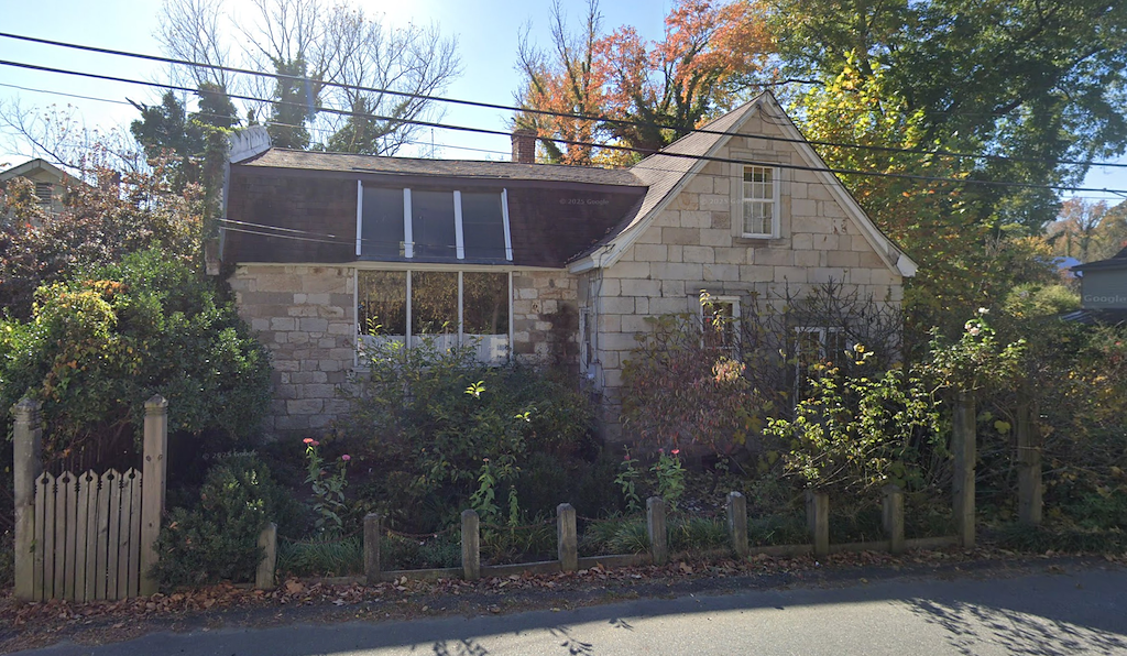 an old stone building with north facing windows